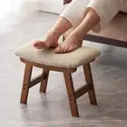 Foot Stool,Ottoman and Footstool,Small Sofa Foot Rest,Bamboo Foot Stool under...
