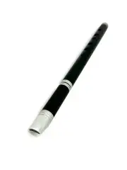 Signature African Black Wood High C Irish Tin Penny Whistle By Nick Metcalf