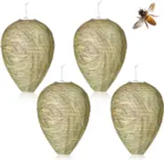 Proxima Direct 4 Pack Wasp Nest Decoy Hanging Wasp Deterrent for Hornets Natu...