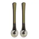 2pcs Eye Cream Applicator Zinc Alloy Roller Ball Massager Cream Scoop Eye Ca NOW