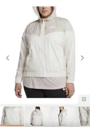 Nike Windrunner hooded Jacket Women's WHITE- BRAND NEW-SIZE (1x PLUS SIZE) W Tag