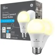 GE 93128974 Cync Smart LED Light Bulb, Dimmable, Tunable Soft White Color