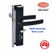 LOCKWOOD 8654 Security Screen Door Lock-Replaces Whitco W801217 -FREE POST.