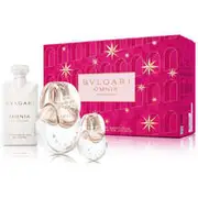 Bvlgari Omnia Crystalline Gift Set Eau de Toilette for Women 100ml, Body Lotion 75ml and Mini Eau de Toilette 15ml