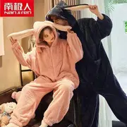 Rabbit Hooded Fluffy Onesie (Various Designs) Women - Pink - XL
