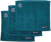 FACESOFT Mini PRO Seaweed Towels - Soft and Absorbent Cotton Exercise Towel - No Synthetic Microfibers or Plastics - Gym Towels for Sweat - 3 Pc
