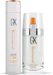GK Hair Global Keratin Shampoo Travel Set Duo (Moisturizing Shampoo 300ml with leave-in Spray 120ml)