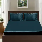 Ramesses Casablanca Polyester Satin Fitted Sheet Combo Set