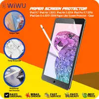 在飛比找蝦皮購物優惠-Wiwu 紙狀屏幕保護膜透明鋼化玻璃 iPad Air 1 