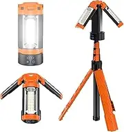 Rechargeable Camping Light 18650mAh, with Hook and Telescoping Bracket for Outdoor Work, Power Outages, Fishing