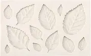 Fondant Cake Mold, 3D Silicone Fondant Mold Leaves Fondant Mold, Silicone Mold Cake Decorating Moulds Modeling Tools for Cake Decoration, Cupcake Decorate, Chocolate, Crafting