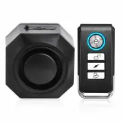 Black Mini Vibration For Bike Scooter Safe Cycling Van Motorhome Car Door Lock