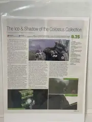 The inco & Shadow of the colossus collection video game review magazine article