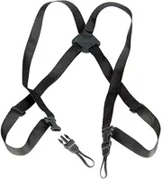 OP/TECH USA Bino/Cam Harness - Webbing, Black