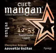 NEW Curt Mangan Phosphor Bronze Acoustic Strings - Light - .012-.053