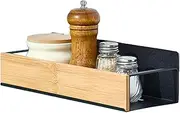 Magnetic Kitchen Organizer - No Drilling Side Fridge Storage Rack for Kitchen | Home Kitchen Tool for Kitchen Wall Dorm Apartment for Salt Sugar Light Soy Vinegar