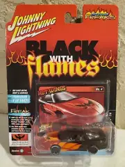 Johnny Lightning Black With Flames 1993 Pontiac Firebird T/A, New, Version A