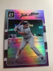 2017 Donruss Purple Refractor Prizm Jose Abreu White Sox 86