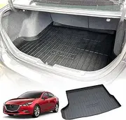 X-CAR Heavy Duty Cargo Mat Boot Liner Luggage Tray Fit Mazda 3 Sedan BM 2014 2015 2016 20107 2018 2019