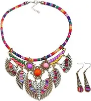 [SHERCHPRY] Fashion Jewelry Set Women's Necklace and Earrings Set Hook Earrings Present for Female Friends