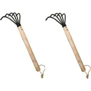 Garden Guru Hand Rake Cultivator Claw Soil Tiller, Rust Resistant