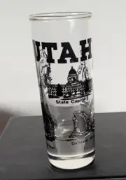 Utah Sites Double Shot Glass