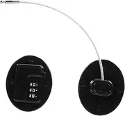 GAXIRE Refrigerator Door Lock Safety Lock for Cabinets Appliances No Drill Installation Durable Adhesive Black Multi Function Security