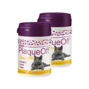 Troy-Ilium Plaque Off Dental Powder for Cats (40g) 2 pack