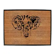 Animal Elephant Head - Funny Novelty Doormat Man Cave Floor mat