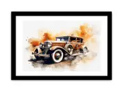 Vinatge Car Old Style Art Art Framed print