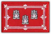 Aberdeen-Flag - Magnetic Backing - Embroidered Patch/Badge/Emblem