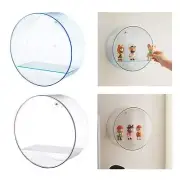 Clear Display Box Wall Mount Figurine Display Case Figures Display Stand