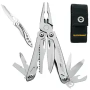 Leatherman Sidekick Stainless Multi-Tool + Sheath + Skeletool KB