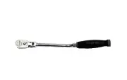 Snap On Tools NEW FHBF80ADT DARK TITANIUM 3/8"dr Soft Grip Bent FlexHead Ratchet