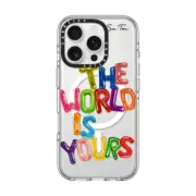 iPhone 16 Pro Clear Case MagSafe Compatible THE WORLD IS YOURS IPHONE CASE BY SUE TSAI