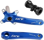 Sarini Bicycle Crank Arm Set Road Mountain Bike Crankset with Bottom Bracket Bolts 170mm Crank Arm Durable Performance for Road and Trail Riding