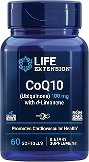 Life Extension Super-Absorbable CoQ10 (Ubiquinone) with d-Limonene 100mg, 60 Softgels
