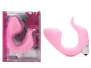 Clitoris GSpot Velvet Plush Junior U Vibe Vibrator Sex Toy Couples Waterproof