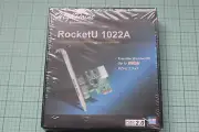 HighPoint RocketU 1022A Dual 5 Gb/s USB 3.0 Super speed HBA,New Sealed