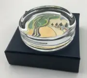 Clarice Cliff Reproduction Glass Paperweight -MAY AVENUE