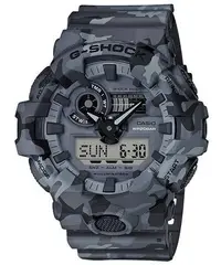 在飛比找Yahoo!奇摩拍賣優惠-【金台鐘錶】CASIO 卡西歐 G-SHOCK 迷彩風 (灰