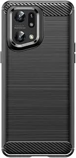 Compatible with Oppo Find X5 Pro 5G Case,Compatible with Oppo Find X5 Pro 5G Full Protection Shockproof TPU Soft Shell Cell Phone Case Cover Black