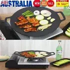 Cast Iron Induction Crepes Pan Baking Cookie Pancake Pizzas Bakeware AU STOCK