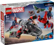 Lego Marvel - Captain America Vs Red Hulk Battle