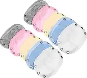 WOFASHPURET 10Pcs Jumpsuits Extenders for Bodysuits Soft and Skin Friendly Snap Extenders Convenient Utility for Newborns Shower present