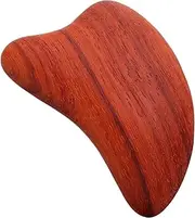 COMPUKAS Heart Shape Wooden Gua Board Portable Scraping Massage Tool for Body Face Neck Natural Massager for Enhanced Circulation Muscle Relief