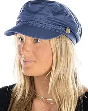 [Funky Junque] Hats for Women Greek Fisherman Newsboy Flat Cap Fiddler Sailor Fashion Beret Baker Conductor Visor Unisex