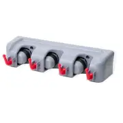 Broom and Mop Holder Wall Mount -Mop and Broom Storage Rack Wall Mounted Util...