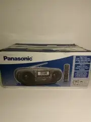 Panasonic Boombox High Power MP3 CD AM/ FM Radio Tape Cassette Recorder USB NEW