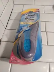 Dr Scholls Work Massaging Gel Advanced Shoe Insoles Women’s 6-10 Set Of 2 NEW